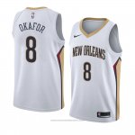 Maglia New Orleans Pelicans Jahlil Okafor #8 Association 2018 Bianco