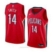 Maglia New Orleans Pelicans Jason Smith #14 Statement 2018 Rosso