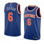 Maglia New York Knicks Deandre Jordan #6 Icon 2018 Blu
