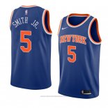 Maglia New York Knicks Dennis Smith Jr. #5 Icon 2018 Blu
