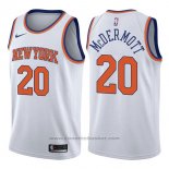 Maglia New York Knicks Doug McDermott #20 Association 2017-18 Bianco