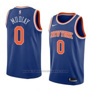 Maglia New York Knicks Emmanuel Mudiay #0 Icon 2018 Blu