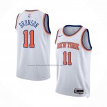 Maglia New York Knicks Jalen Brunson #11 Association 2022-23 Bianco