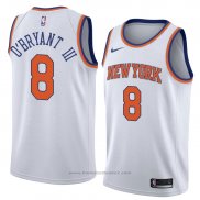 Maglia New York Knicks Johnny O'bryant Iii #8 Statement 2018 Bianco