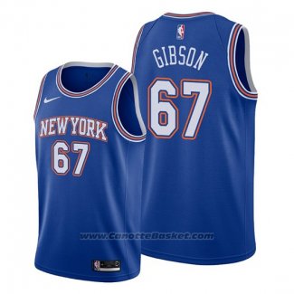 Maglia New York Knicks Taj Gibson #67 Statement Blu