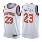 Maglia New York Knicks Trey Burke #23 Association 2017-18 Bianco