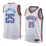 Maglia Oklahoma City Thunder Daniel Hamilton #25 Association 2018 Bianco