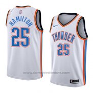 Maglia Oklahoma City Thunder Daniel Hamilton #25 Association 2018 Bianco