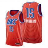 Maglia Oklahoma City Thunder Donte Grantham #15 Statement Arancione