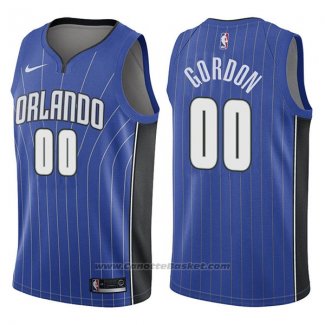 Maglia Orlando Magic Aaron Gordon #00 Icon 2017-18 Blu