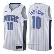 Maglia Orlando Magic Evan Fournier #10 Association 2017-18 Bianco