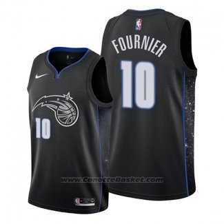 Maglia Orlando Magic Evan Fournier #10 Citta Edition Nero