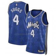 Maglia Orlando Magic Jalen Suggs #4 Classic 2023-24 Blu