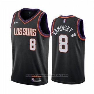 Maglia Phoenix Suns Frank Kaminsky Iii #8 Citta Nero