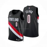 Maglia Portland Trail Blazers Damian Lillard No 0 Icon 2025-26 Nero