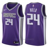 Maglia Sacramento Kings Buddy Hield #24 Icon 2017-18 Viola