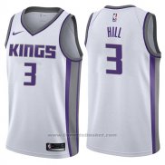 Maglia Sacramento Kings George Hill #3 Association 2017-18 Bianco