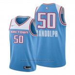 Maglia Sacramento Kings Zach Randolph #50 Citta Edition Blu