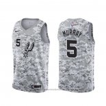 Maglia San Antonio Spurs Dejounte Murray #5 Earned Camuffamento
