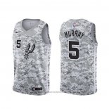 Maglia San Antonio Spurs Dejounte Murray #5 Earned Camuffamento