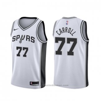 Maglia San Antonio Spurs Demarre Carroll #77 Association 2019-20 Bianco