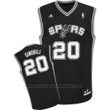 Maglia San Antonio Spurs Manu Ginobili #20 Nero