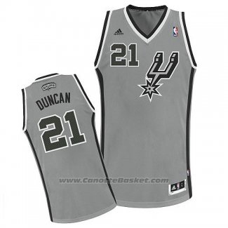 Maglia San Antonio Spurs Tim Duncan #21 Grigio