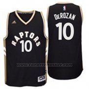 Maglia Toronto Raptors DeMar DeRozan #10 Nero Or