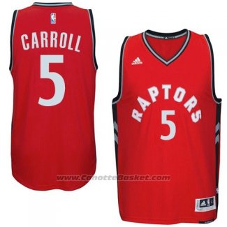Maglia Toronto Raptors DeMarre Carroll #5 Rosso