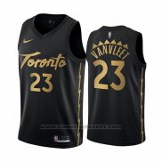 Maglia Toronto Raptors Fred Vanvleet #23 Citta 2019-20 Nero