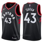 Maglia Toronto Raptors Pascal Siakam #43 Statement 2017-18 Nero
