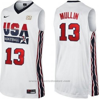 Maglia USA 1992 Chris Mullin #13 Bianco