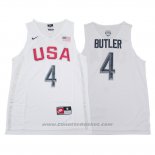 Maglia USA 2016 Jimmy Butler #4 Bianco