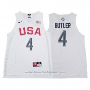 Maglia USA 2016 Jimmy Butler #4 Bianco