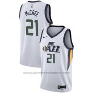 Maglia Utah Jazz Erik Mccree #21 Association 2017-18 Bianco