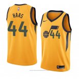 Maglia Utah Jazz Isaac Haas #44 Statement 2018 Giallo