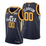 Maglia Utah Jazz Jordan Clarkson #00 Icon Blu