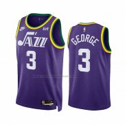 Maglia Utah Jazz Keyonte George #3 Classic 2023-24 Viola