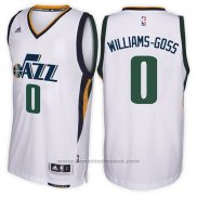 Maglia Utah Jazz Nigel Williams-Goss #0 Home 2017-18 Bianco