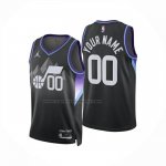 Maglia Utah Jazz Personalizzate Statement 2025-26 Nero