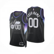 Maglia Utah Jazz Personalizzate Statement 2025-26 Nero