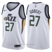 Maglia Utah Jazz Rudy Gobert #27 Association 2017-18 Nero