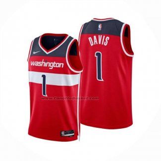 Maglia Washington Wizards Johnny Davis No 1 Icon 2024-25 Rosso