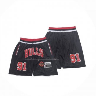 Pantaloncini Chicago Bulls Mitchell & Ness Just Don 1996-97 Nero