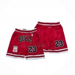 Pantaloncini Chicago Bulls Mitchell & Ness Just Don 1997-98 Rosso
