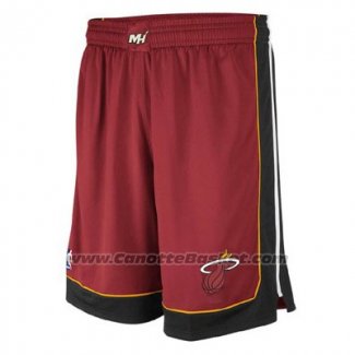 Pantaloncini Miami Heat Rosso