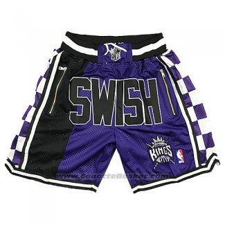 Pantaloncini Sacramento Kings Pocket Viola