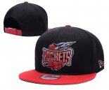 Cappellino Houston Rockets Nero Rosso