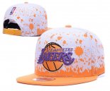 Cappellino Los Angeles Lakers Bianco Arancione