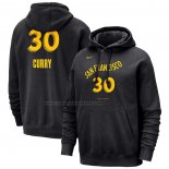 Felpa con Cappuccio Golden State Warriors Stephen Curry Citta 2023-24 Nero